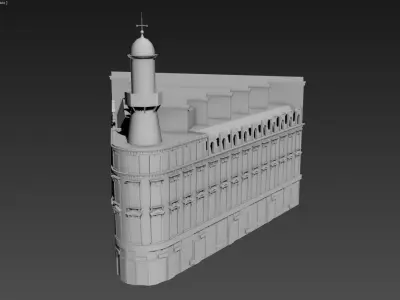 Classical Style Building 3D model