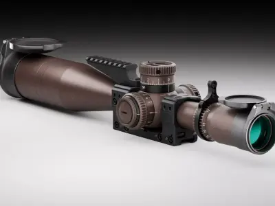 Vortex Razor HD Gen III 6-36x56 and Spuhr SP-4001C Mount Low-poly 3D model