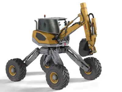 5 Military Vehicles Collection v4 Low-poly 3D model