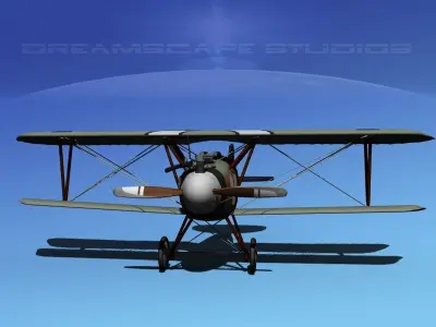 Albatross DIII Fighter 3D model