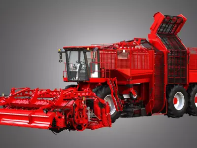 Terra Dos T4 Sugar Beet Harvester 3D model
