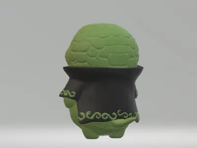 crocodile character 3D print model