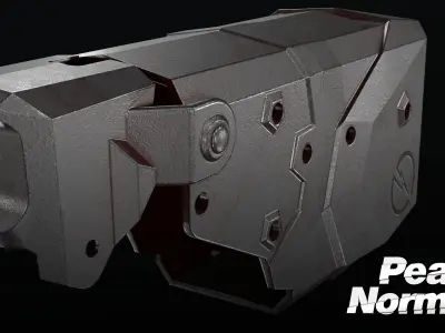 X2 Blade Tech Holster Low-poly 3D model