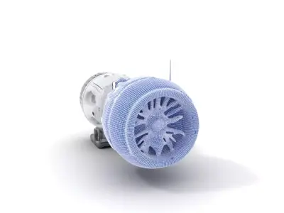 Detailed Jet Engine Turbine Model Pack for Design Projects Low-poly 3D model