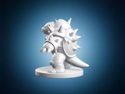 Chesnaught Pokemon Character 3D Model 3D print model
