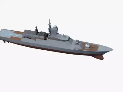 Russian Corvette 3D model