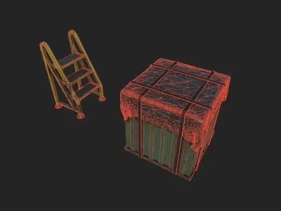 Industrial Props Pack 1 Low-poly 3D model