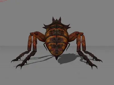 Fire Ant Animal Low-poly 3D model