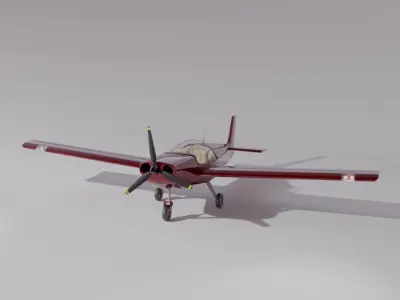  Light Sport Aircraft Zenith CH 650 3D model