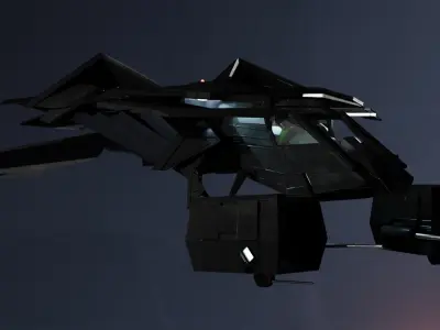 The Bat - Batman The Dark Knight Rises Low-poly 3D model