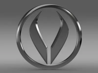 Alpheon logo 3D model