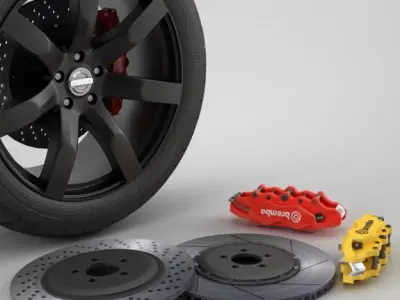 Wheel Nissan Juke R 3D model
