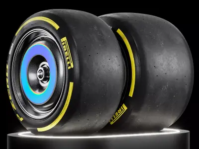 Pirelli F1 2022 BUNDLE Commercial 3D model