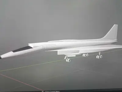 SUKHOI T-4 SOTKA - THE CARRIER KILLER - Low-poly 3D model