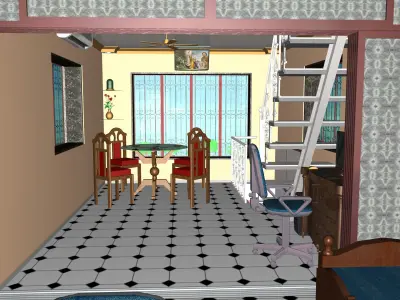 Emerald Villa-3D Free 3D model