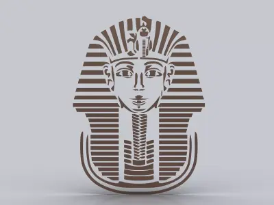Egyptian Symbols - 055 - Topology Low-poly 3D model