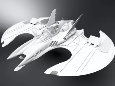 Batwing Scale model 3D print model