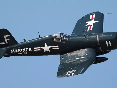 Vought F4U Corsair 3D model