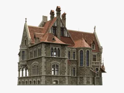 Ancient Mansion 03 3D model