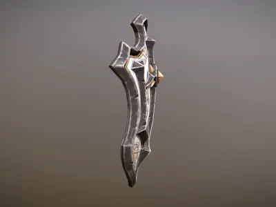 Fantasy Armory - Templar Shield  Low-poly 3D model