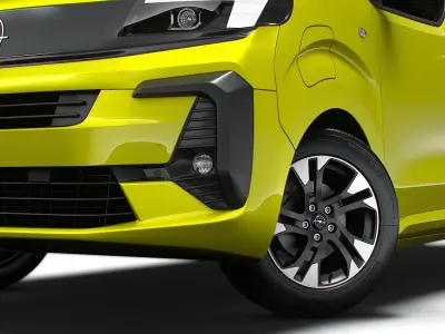 Opel Zafira Life Electric Large 2024 3D model