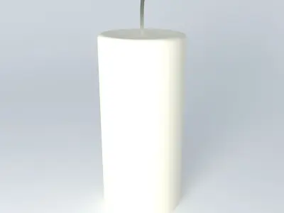 Candle Free 3D model 4