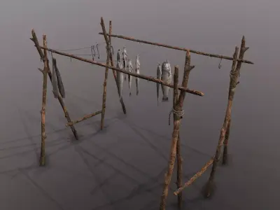 Fish Rack 3D model
