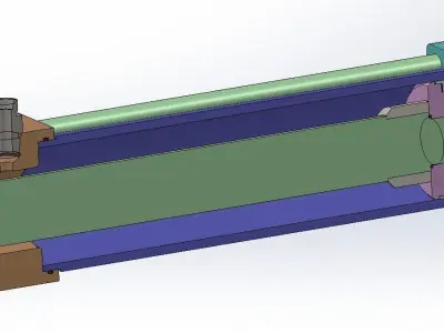HYDRAULIC CYLINDER 3D model