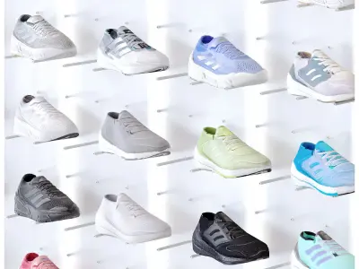 Sports shoe store 2 3D model