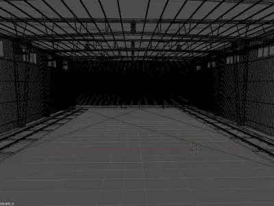 Factory Warehouse 2 Low-poly 3D model