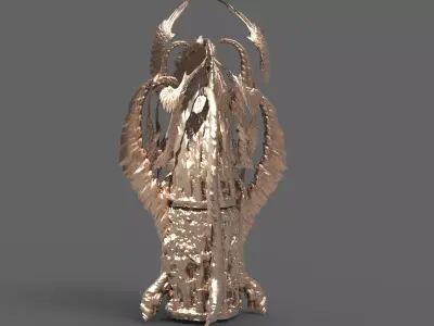 Dantes Elder Demon Obelisk  3D model