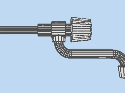 Tap Water Valve - Type 5 3D model