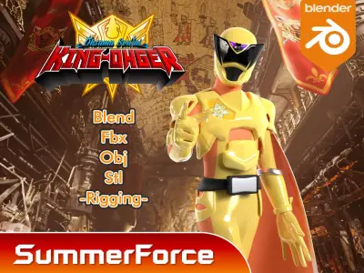 Kamakiri Ohger - King Ohger 3D model