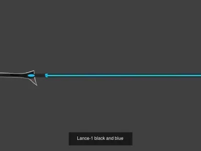 Lance pack black and blue