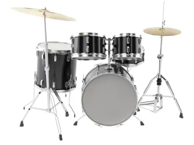 Drum Set 3D model purchase