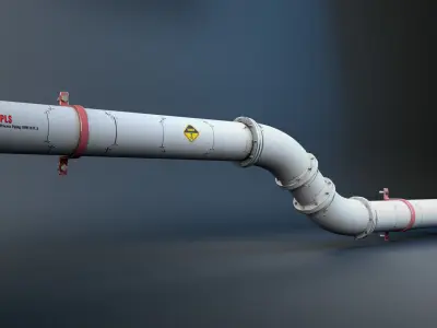 pipeline 3D model
