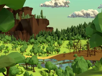 Trees Pack 3D model