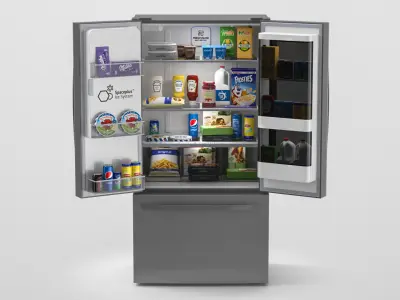 Full Fridge 02 3D model