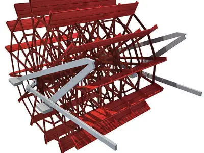 Paddle Wheel 3D model
