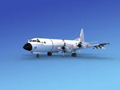 Lockheed P-3 Orion Spain 3D model