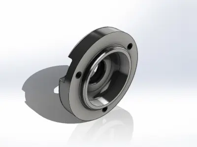 Tampa de Mancal de Rolamento SKF FNL 505 B Bearing Cap 3D model