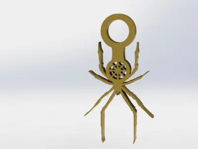 Spider Pendant Spider Web 3D print model