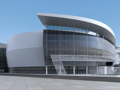 Warriors Arena Stadium Low-poly 3D model