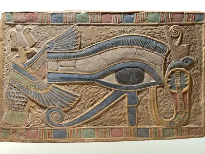 Eye of Horus - Ancient Egypt-3D Print Low-poly 3D model