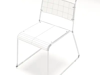 Trapeze  Chair Free low-poly 3D model