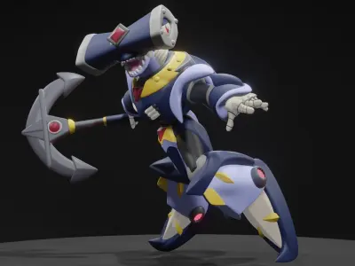 Metal Shark Player 3D model