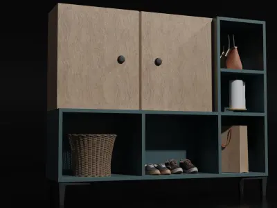 Shoe Shelve Free 3D model