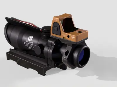 ACOG Sight Low-poly 3D model
