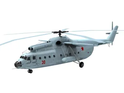 Lowpoly Mi-6 Hook Low-poly 3D model