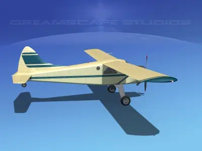 Dehaviland DH-2 Beaver SL06 3D model